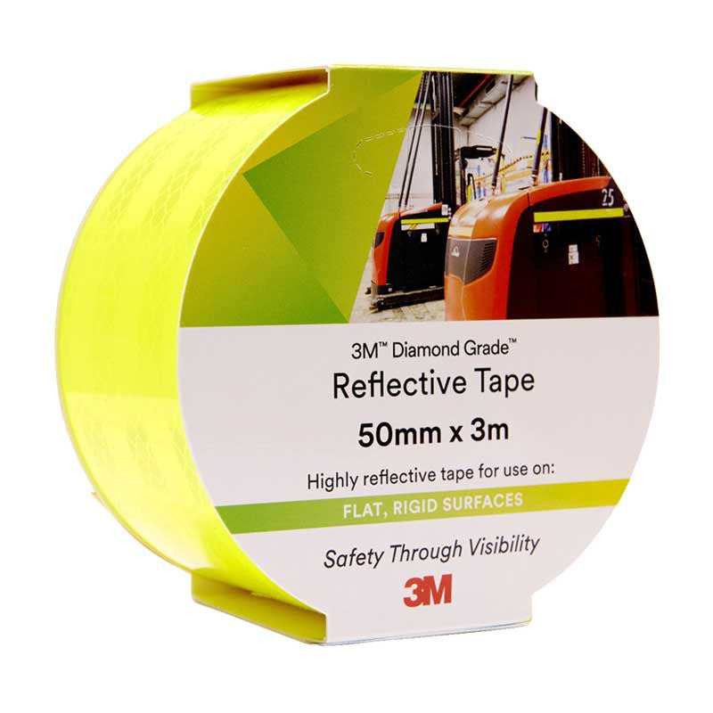 3m x 50mm FLURO YELLOW/GREEN 3M 983 Diamond Grade Reflective Marking Tapes (983-23 ES) (AR010613628)