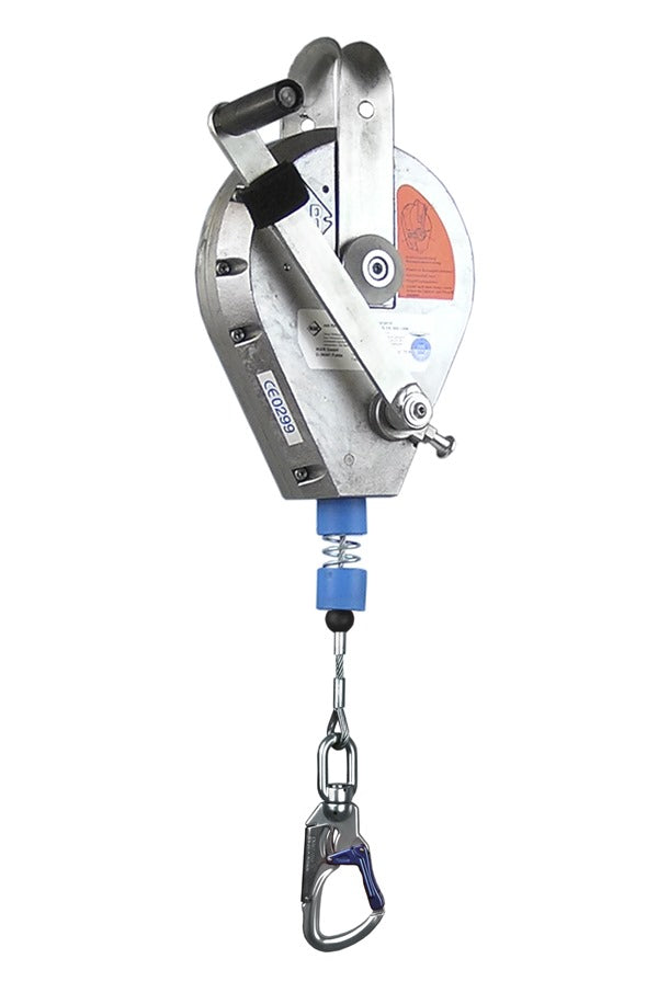 IKAR Fall Arrest Device With Recovery Mechanism (Aluminium Housing, Steel Cable Lifeline)