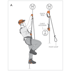 CT Climbing Technologies QUICK ROLL Right Hand Rope Clamp (2D663DJ)