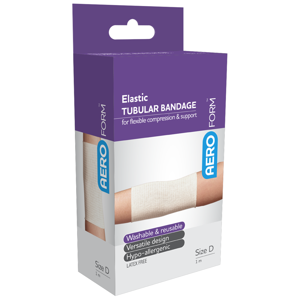 Aero Healthcare AEROFORM Size D Large Limbs Elastic Tubular Bandage 7.5cm x 1M