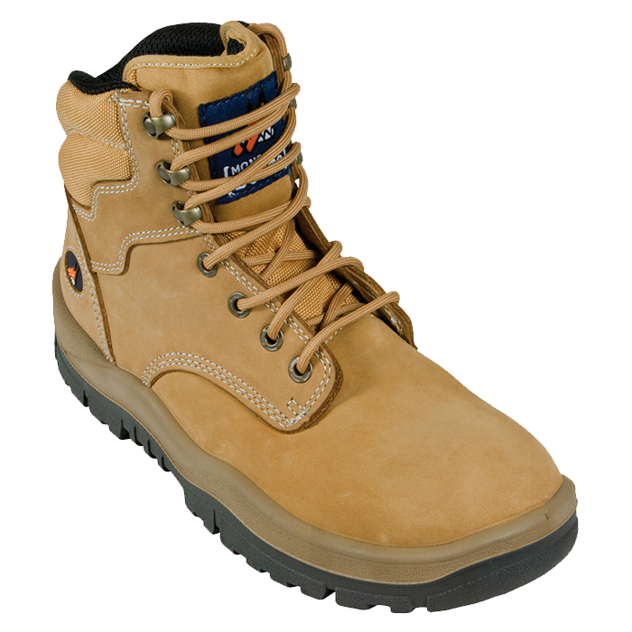 Size 10.5 UK Mongrel WHEAT Lace Up Boot Safety Work Boot Victor Footwear Shoe