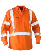 Bisley Bisley Recycle X Taped Hi Vis Drill Shirt