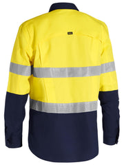 Bisley X Airflow Closed Front Taped Hi Vis Ripstop Shirt