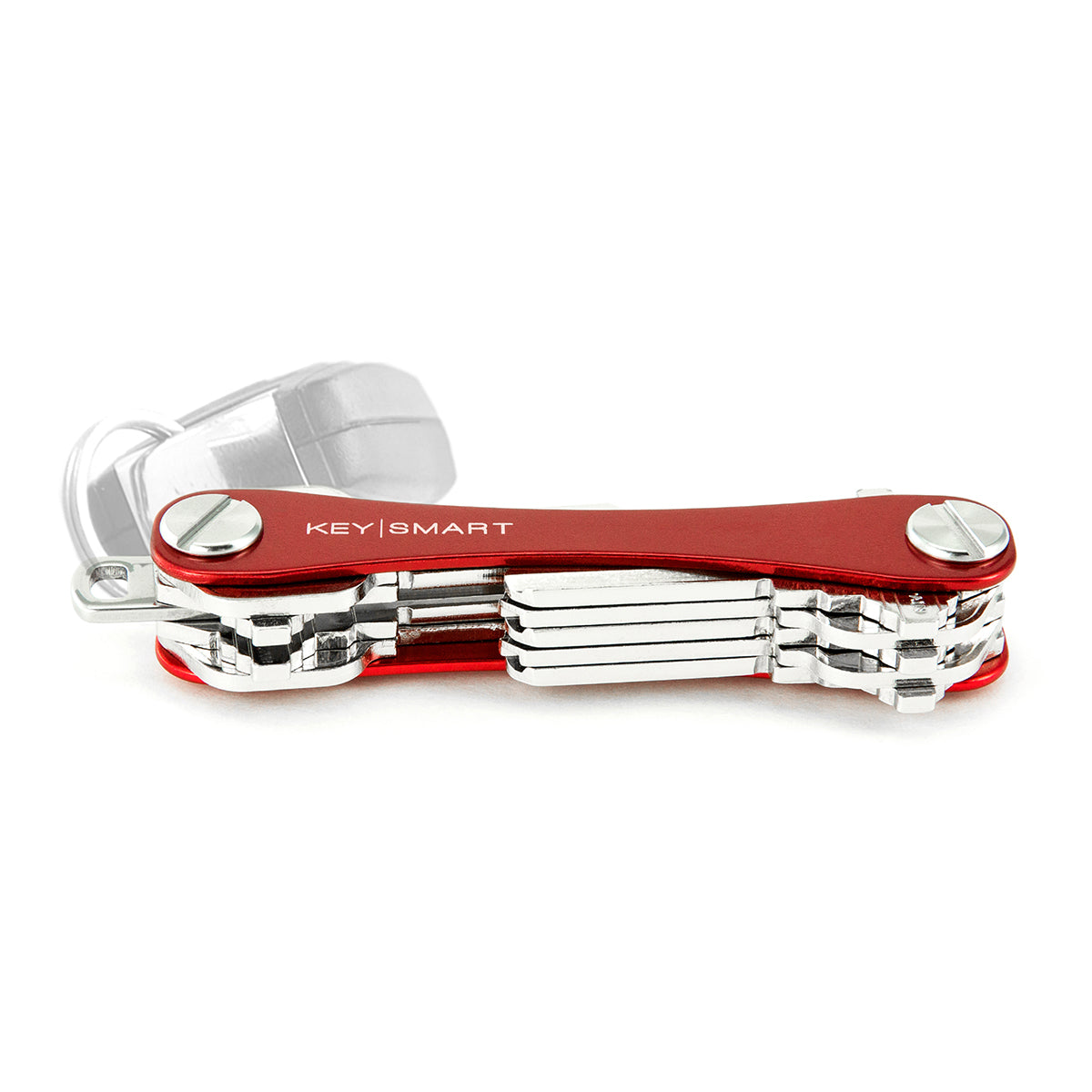 KeySmart Key Holder Alum (Up to 8 Keys) Red