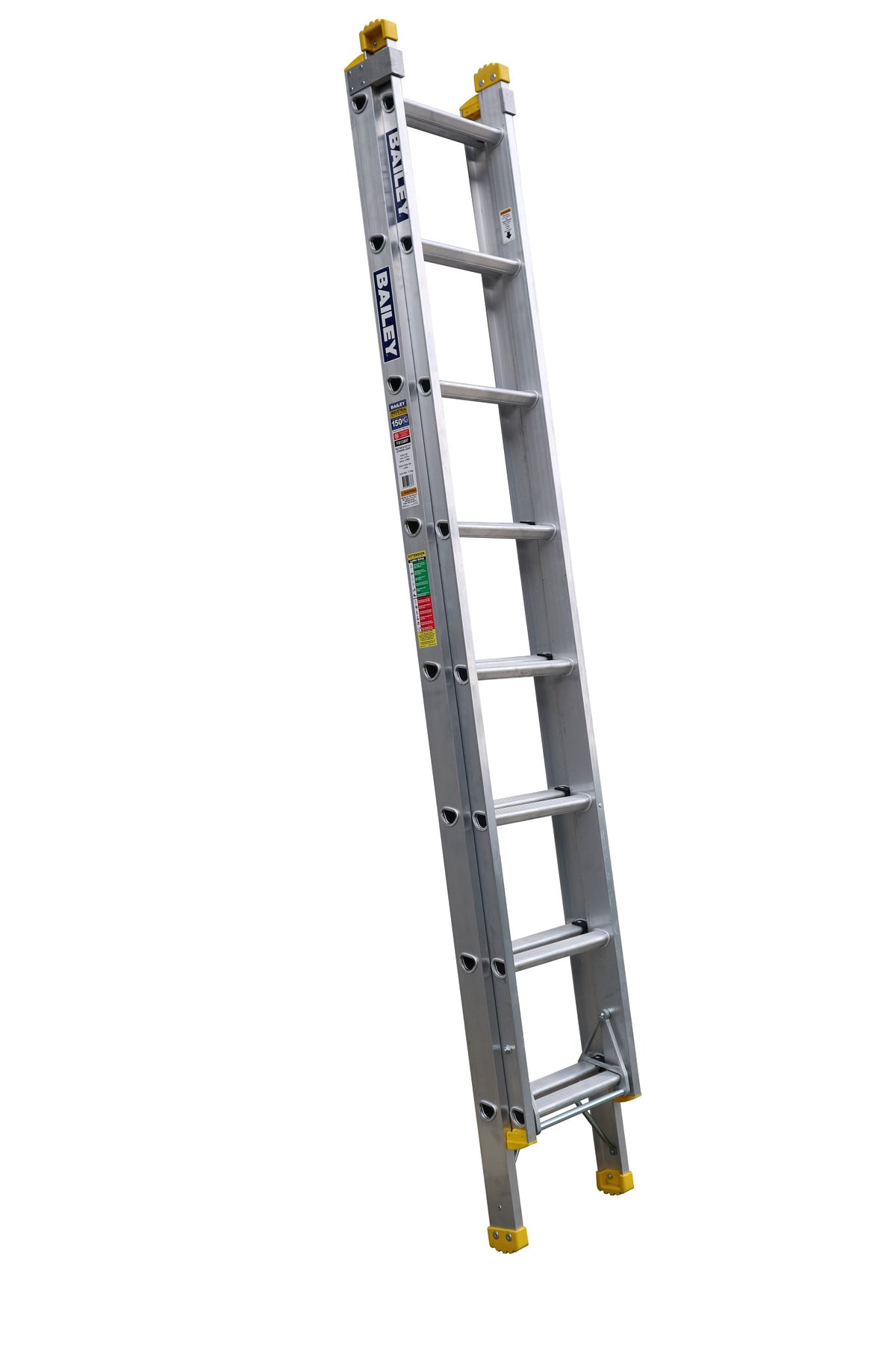 Bailey Ladders Pro Aluminium Extension 8 150kg Industrial Punchlock (2.5m/4.0m)