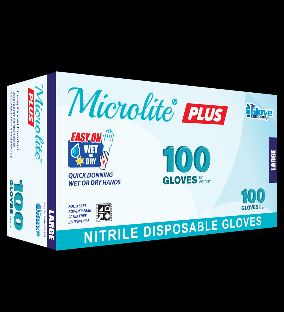 TGC Microlite Plus Disposable Gloves (Box of 100)