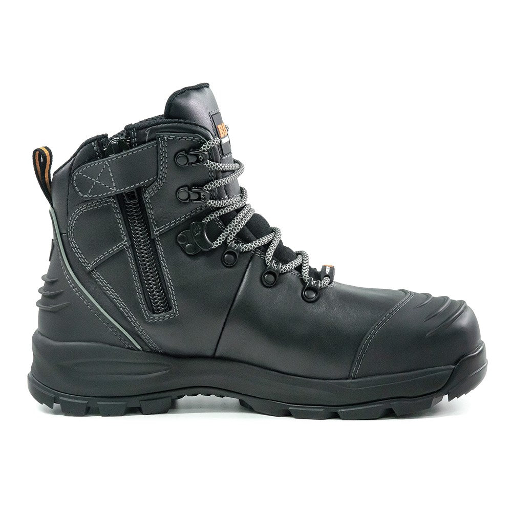 Bison Xt Ankle Lace Up Boot With Zip