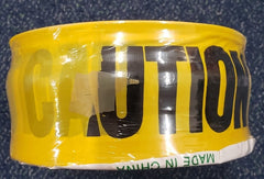 Caution Barrier Tape Yellow/Black 1000ft (304m)