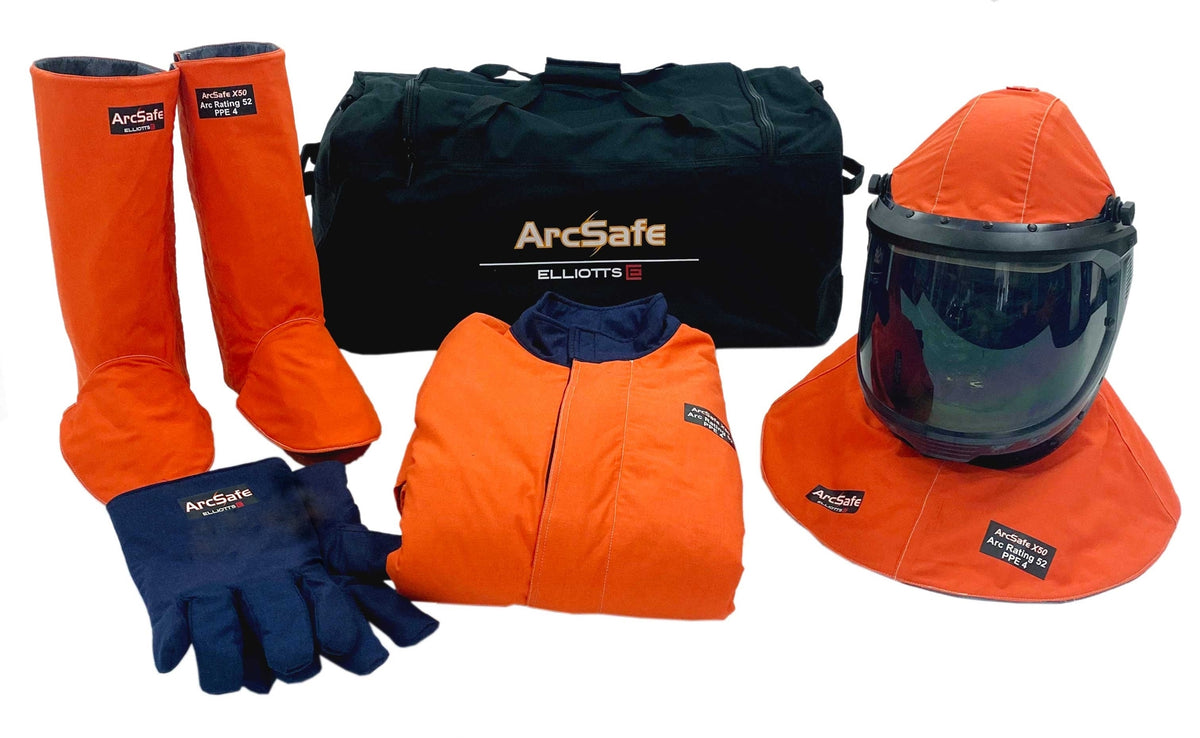 ArcSafe X50 Arc Flash Kit – Switching Coat and Leggings with a Lift Front Hood (EASKCLHLX50)