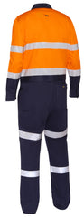Bisley Taped Hi Vis Coverall with Waist Zip Opening