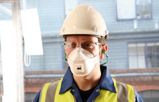 3M Aura 9312A+  Respirator Flat Fold with Valve  120 Masks