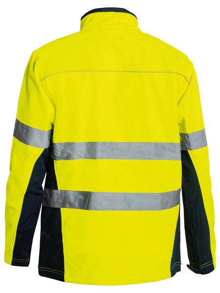 Bisley Taped Hi Vis Soft Shell Jacket