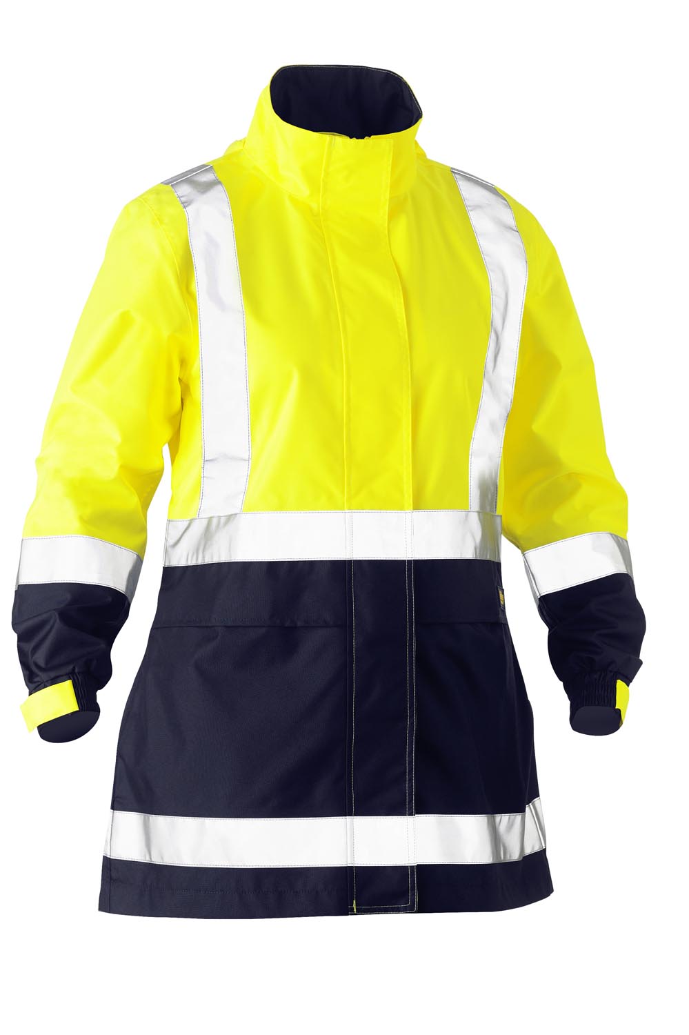 Bisley Women's H Taped Two Tone Hi Vis Rain Jacket
