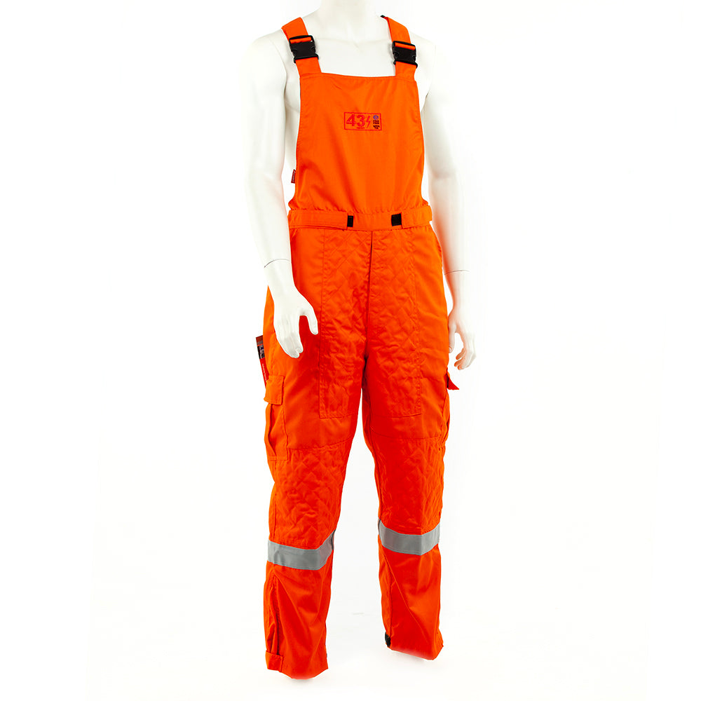 Sherwood Nomex Arc Bib Trouser HRC4 43cal. Orange D/N Stripe Size 2XL