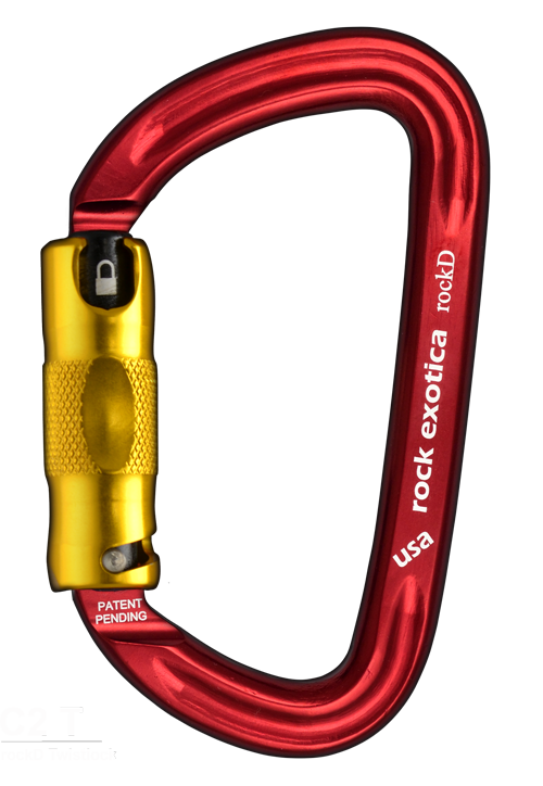 Rock Exotica rockD Twist-Lock  Carabiner - 29Kn