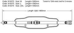 LARGE Austlift Waist Belt for Restraint with rear D Ring (915073)