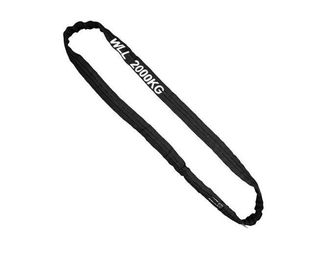 2T x 1m ALC BLACK Round Lifting Sling (900210B)