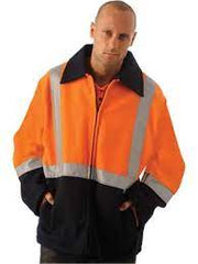 Huski XL Welder Jacket Safety Orange/Navy (918018)