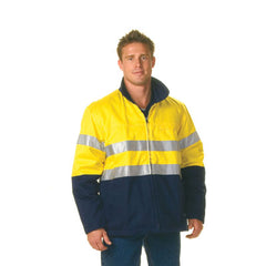 2XL DNC BLUEY BOMBER JACKET HI VIS TWO TONE WITH 3M TAPE BRAND NEW 3964DNC