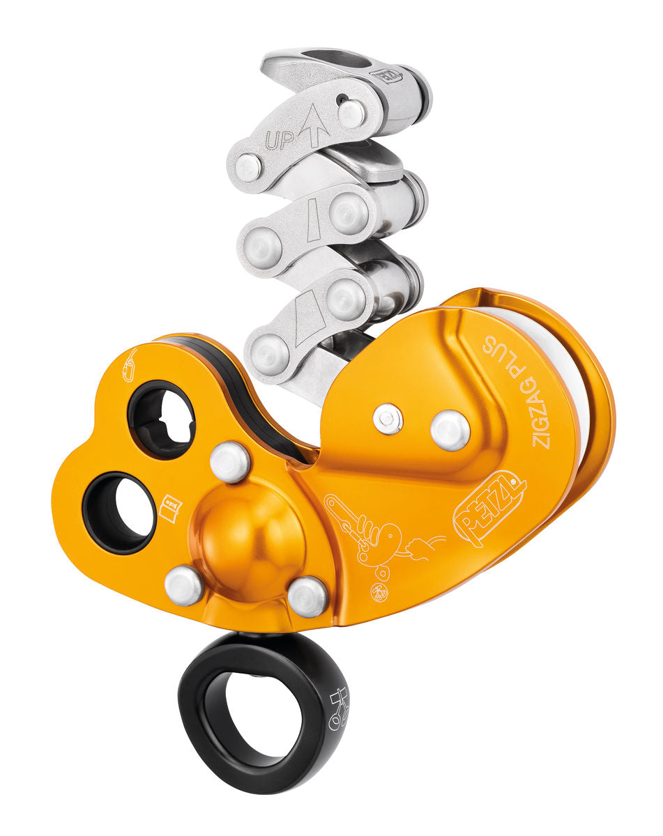 Petzl ZIGZAG PLUS Prusik swivel + CHICANE Auxiliary brake