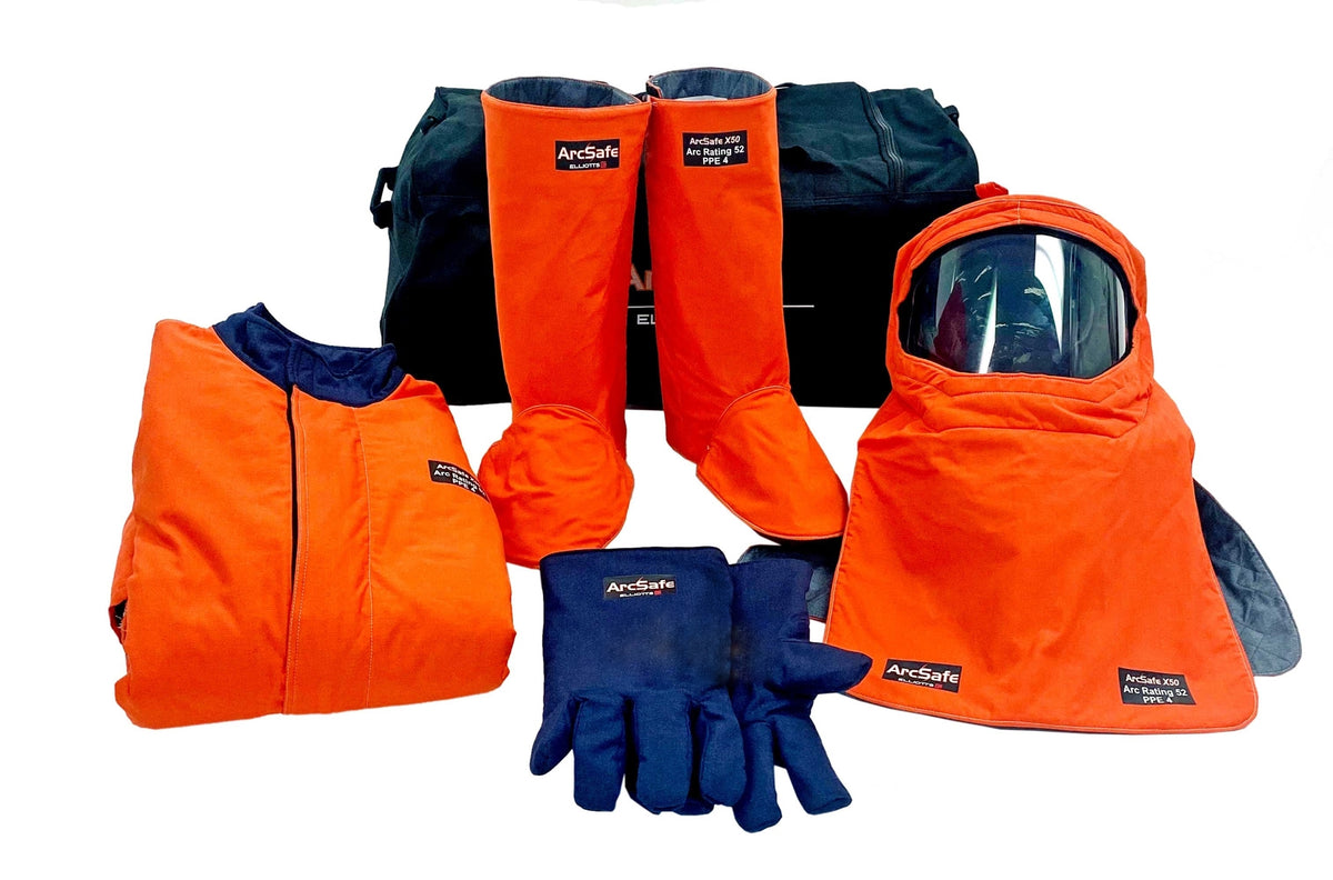 ArcSafe X50 Arc Flash Kit – Switching Coat and Leggings with a Switching Hood (EASKCLHSX50)