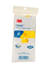 (Case of 100 bags) 3M Classic Uncorded Earplugs in Polybag Class 4 SLC80 23dB (5 pairs per bag) (70071612066)