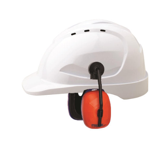 ProChoice V9 Hard Hat Vented White (HHV9-W) with Viper Earmuffs (HHEM)