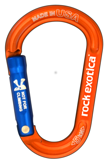 Rock Exotica RockX Accessory Carabiner - Orange