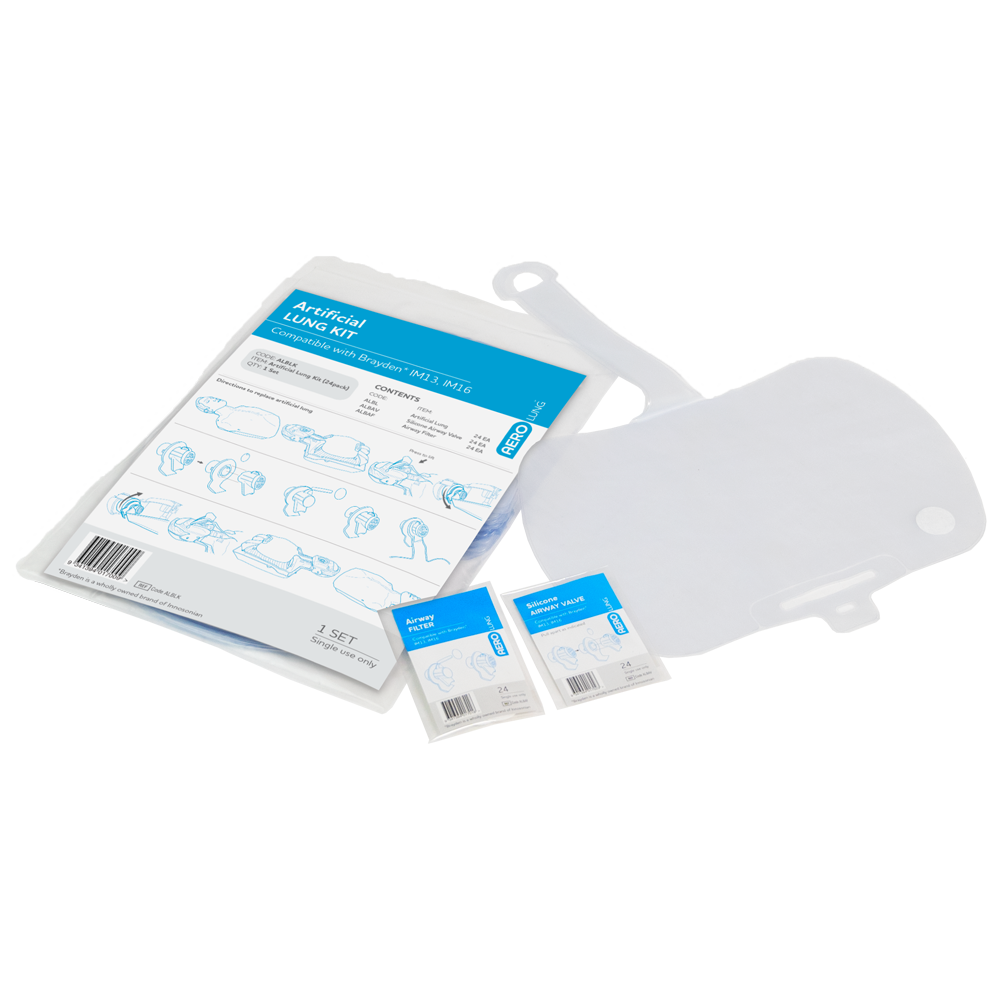 Aero Healthcare AEROLUNG Brayden Lung, Filter & Valve Kit Pack / 24