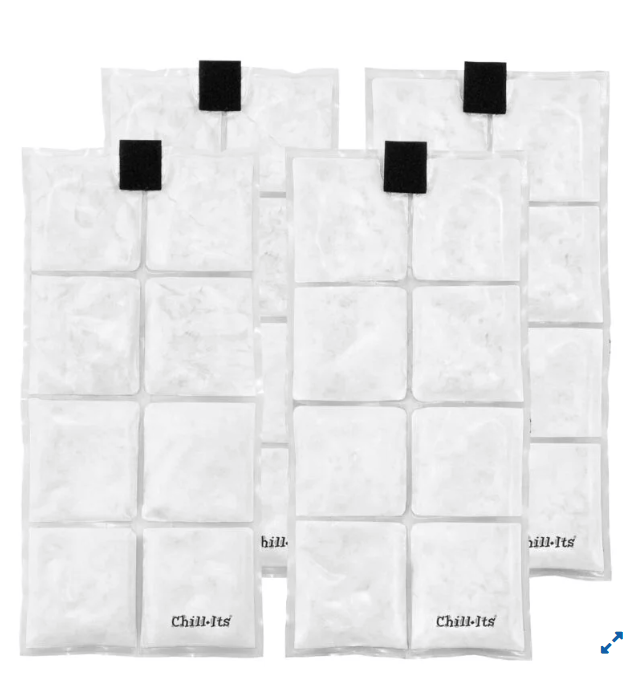Chill-Its 6250 Phase Change Cooling Vest Ice Packs (4-Pack)