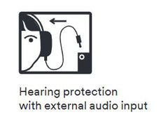 3M Peltor ProTac III Slim Headset Helmet Attachment Class 4 24dB Cable Connect to Devices (MT13H22OP3E)