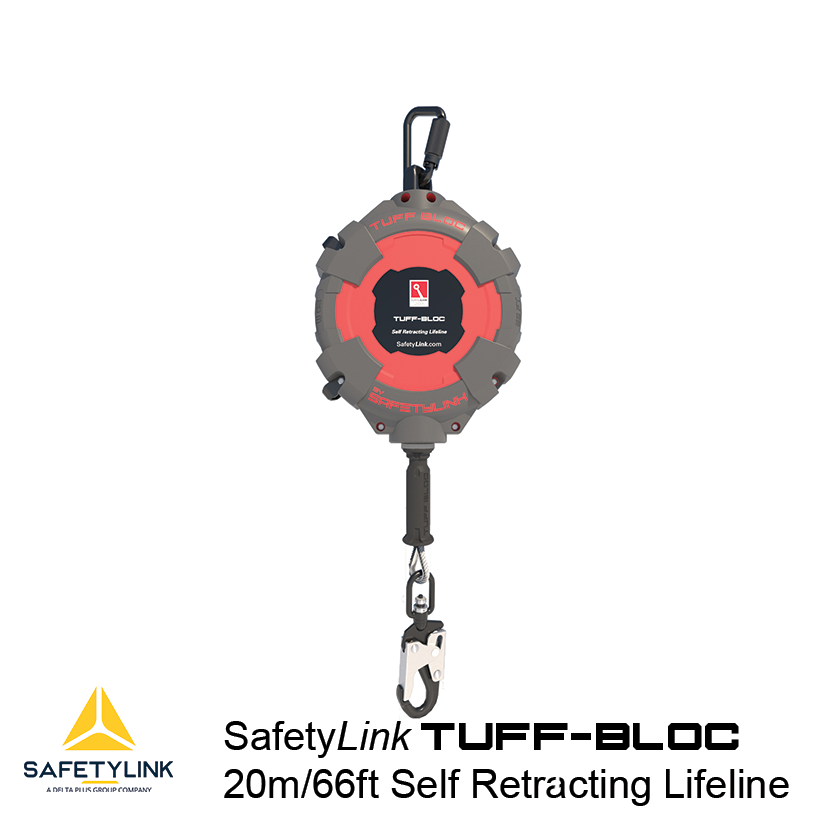 Safetylink TUFF-BLOC 20m Self Retracting Lifeline (TUFF-BLOC020)
