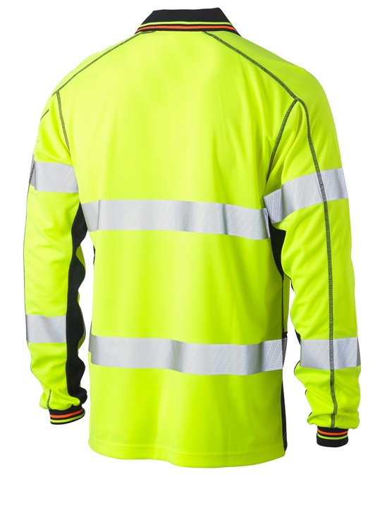 Bisley Taped Hi Vis Polyester Mesh Polo