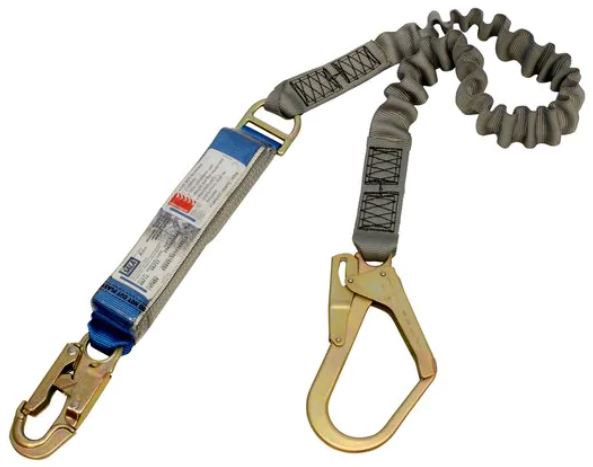 3M DBI-SALA EZ-Stop Shock Absorbing Elasticated Webbing Lanyard - Single Tail (Z90203634E)