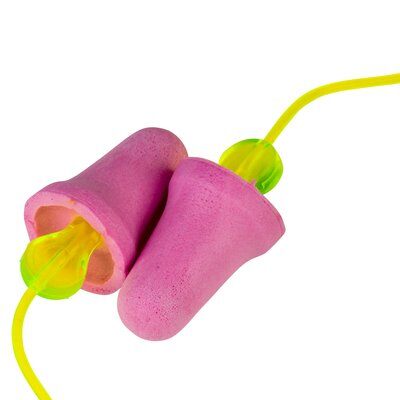 3M No-Touch Corded Earplugs Poly Bag 100 pairs/box