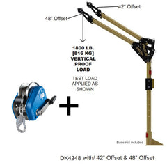 Pelsue Davit arm, mast 1219mm reach- 30m IKAR Personnel and Load Winch 30m (PLW)