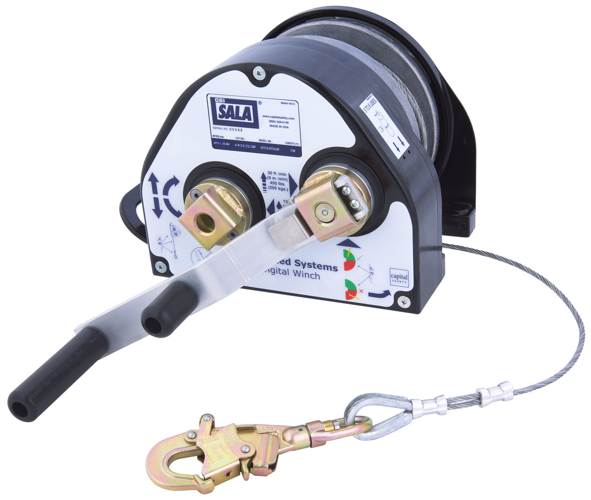 Advanced Digital 100 Series Winch 27m of 5mm Galvanised Cable (8518561)