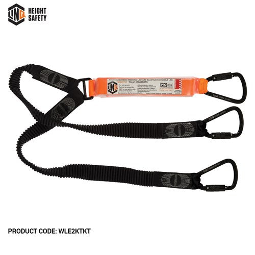 LINQ Elite Double Leg Elasticated Lanyard