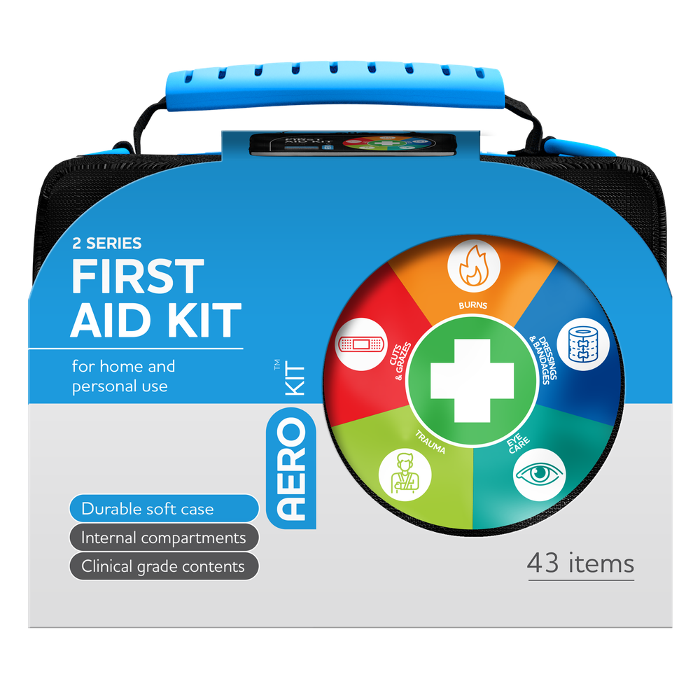 Aero Healthcare AEROKIT 2 Series First Aid Kit Softpack Black