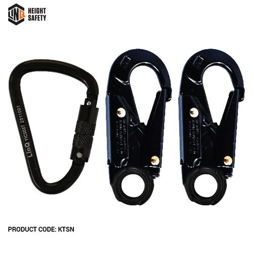 LINQ Elite Double Leg Shock Absorbing Webbing Lanyard