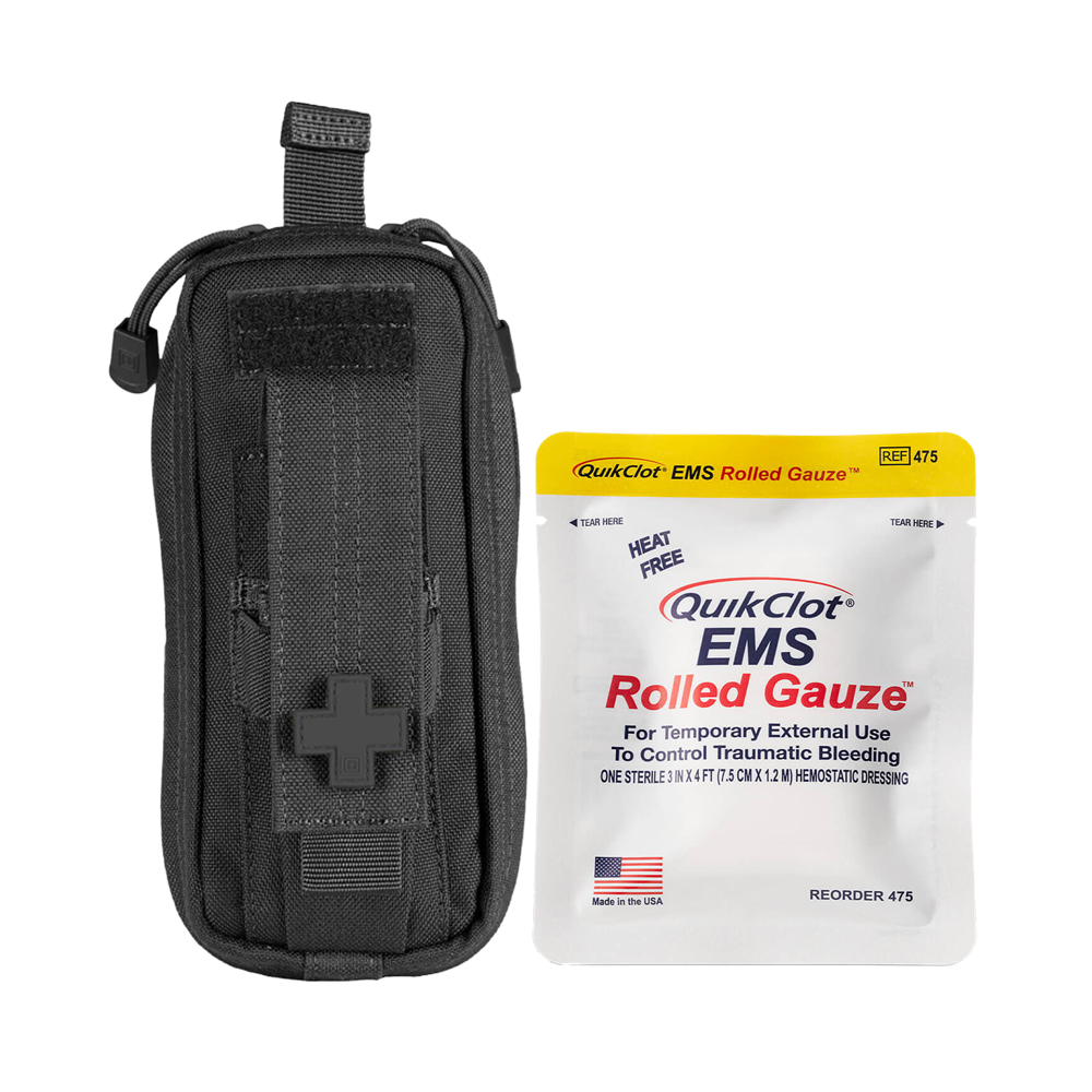 Aero Healthcare RAPIDSTOP Bleeding Control Kits - Small, Tactical Pouch - EMS Roll
