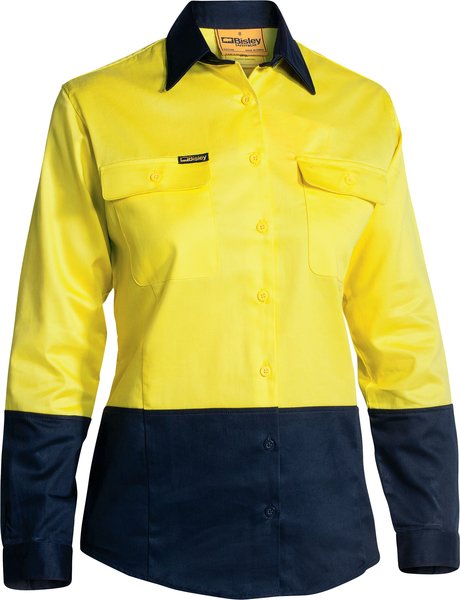 Bisley Women's Hi Vis Drill Shirt