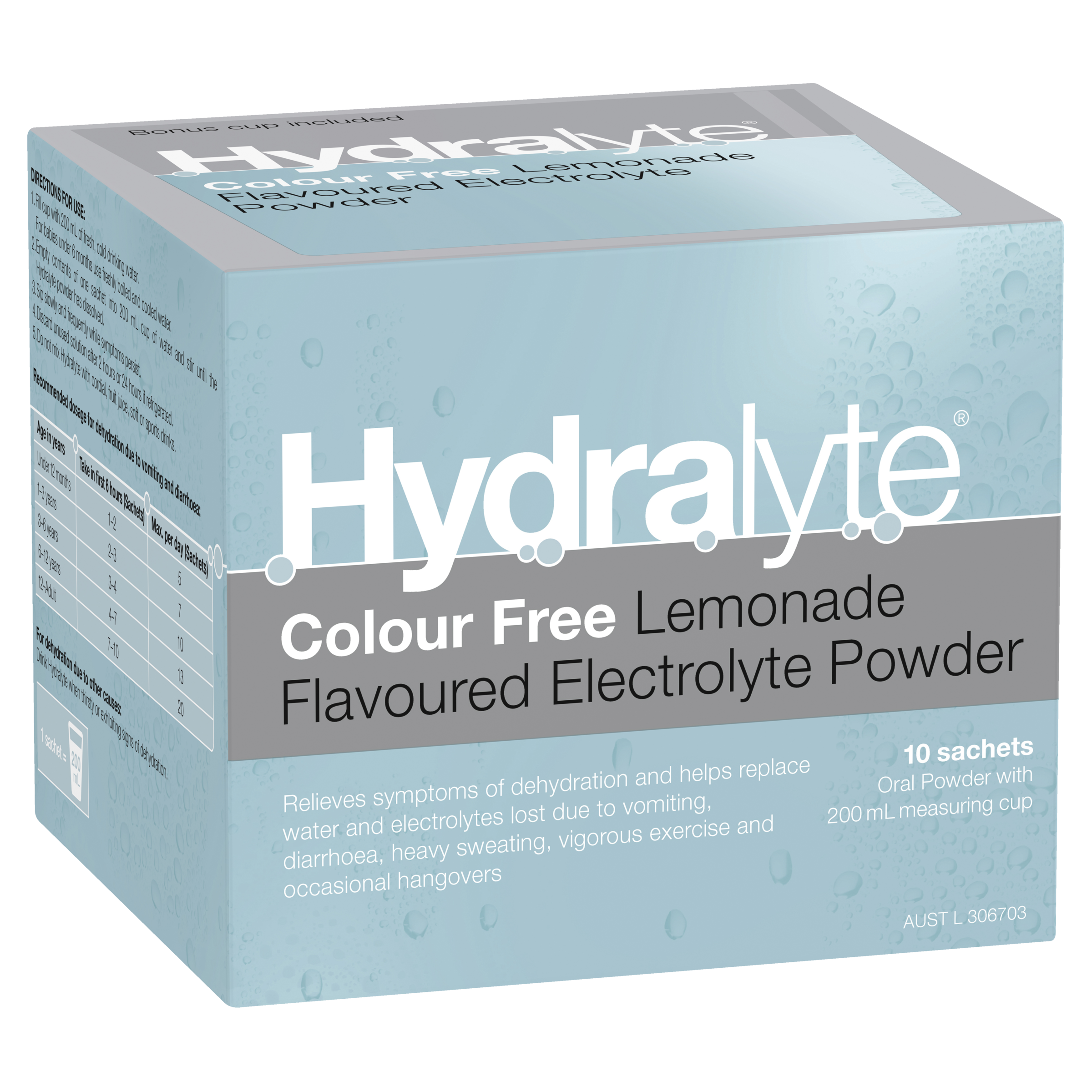 Hydralyte Electrolyte Powder Sachets 4.9g (Pack of 10)