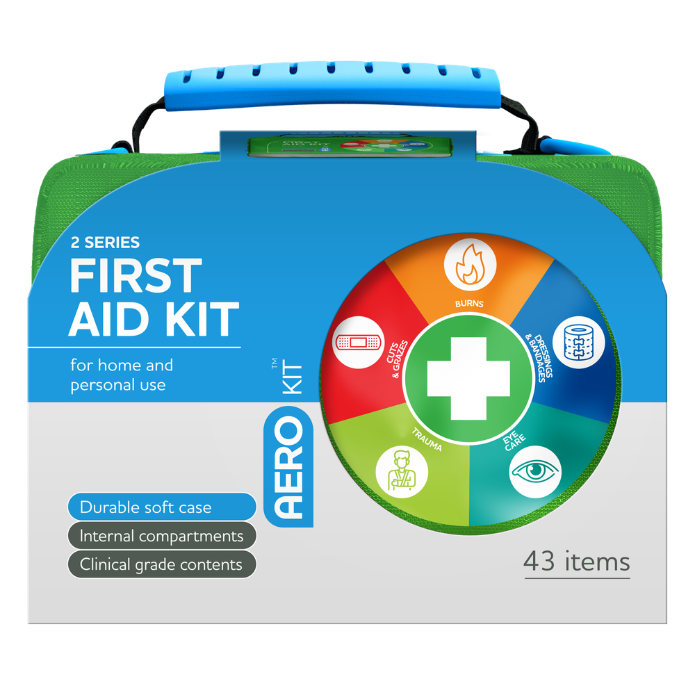 Aero Healthcare AEROKIT 2 Series First Aid Kit Softpack Green