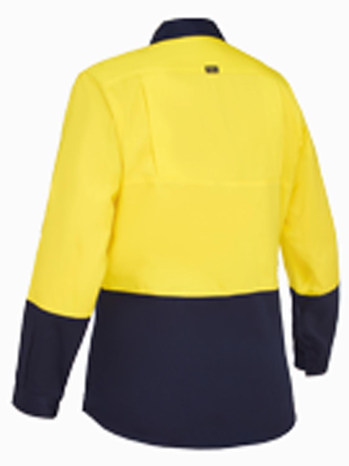 Bisley Women's Cool Lightweight Hi Vis Drill Shirt (BL6895)