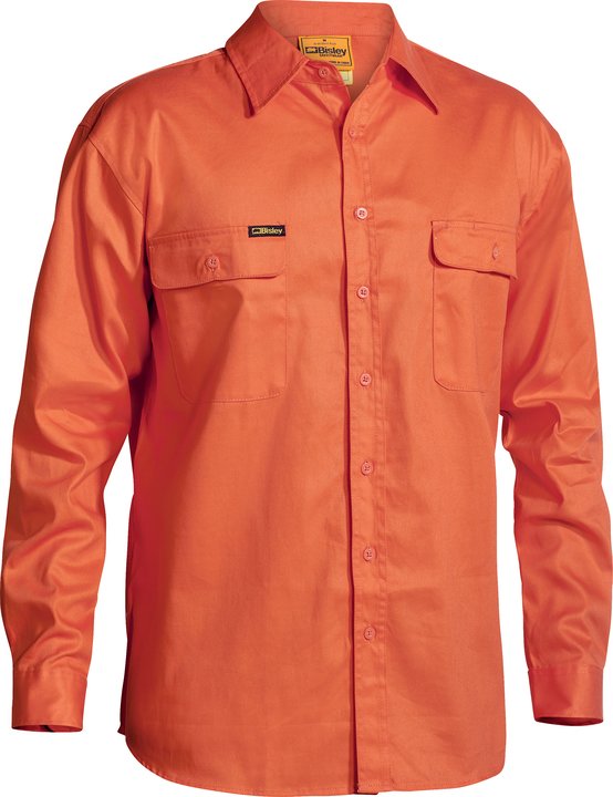 Bisley Hi Vis Drill Shirt