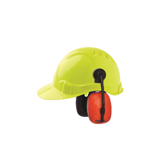 ProChoice V6 Hard Hat Vented Fluro Yellow (HHV6-FY) with Viper Earmuffs (HHEM)