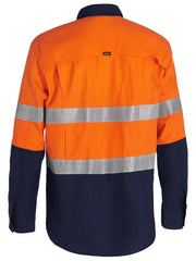 Bisley X Airflow Closed Front Taped Hi Vis Ripstop Shirt
