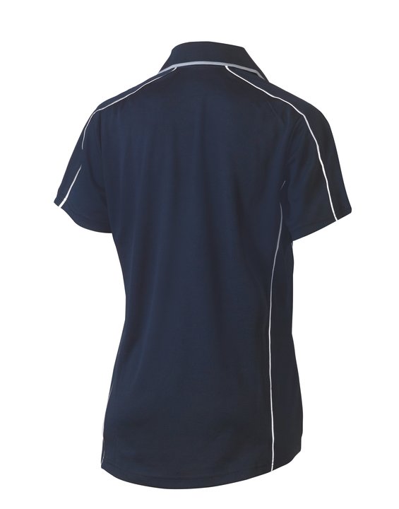 Bisley Women's Cool Mesh Polo with Reflective Piping