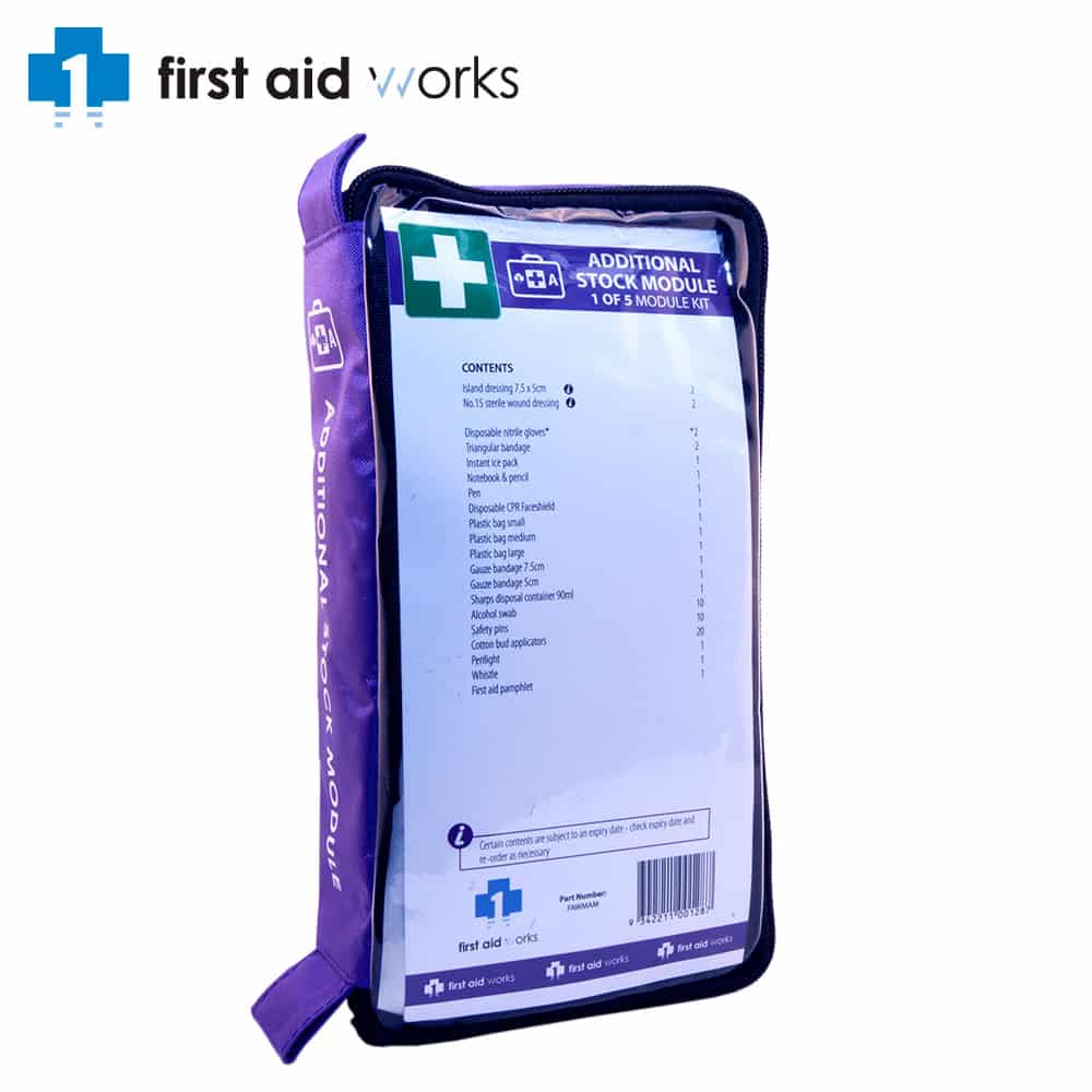 First Aid Works Replacement Additional Stock Module T3 (FAWMAM)